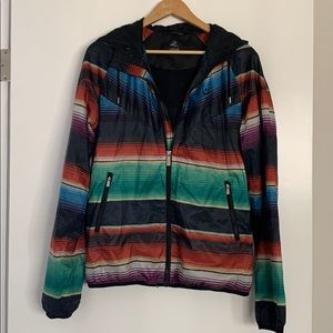 Nike rain jacket: Mexican/serape print Size MEDIUM